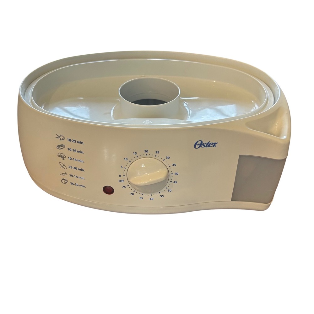 Oster Food Steamer Base White Replacement Part Model 5711 75 Minute Timer OS